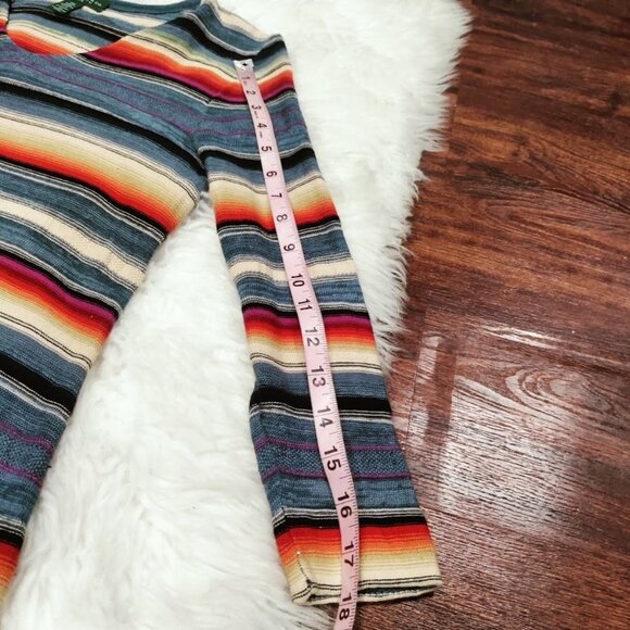 Ralph Lauren Womens Petite Small Striped Linen Cotton Tunic Sweater Dress Multi - Picture 11 of 11